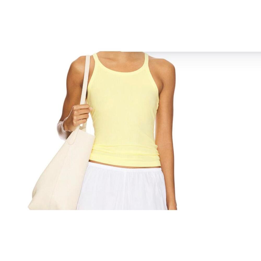 James‎ Perse Standard Slub Camisole Tank Top – Pale Yellow, Size L (3)